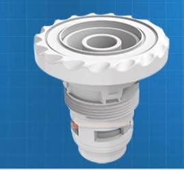 Replacement Pool Products WaveJet Jet Barrel, Cistern, Light Gray, ABS Resin, 3.47x4.16 inches AquaStar