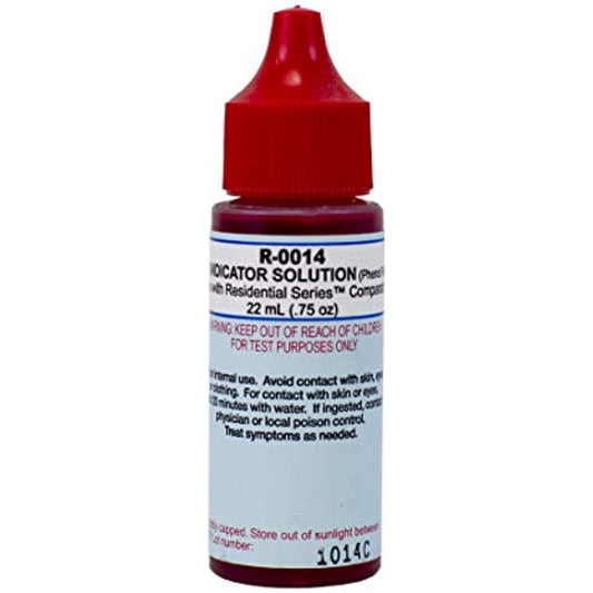 Taylor R-0014 Swimming Pool Test Kit Reagent #14 .75 Oz pH Indicator Phenol Red