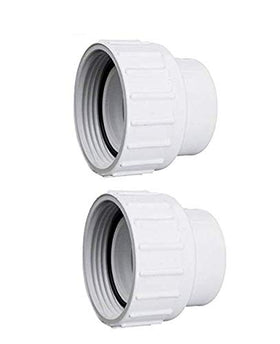 Waterway Plastics 2 Pack of 400-4060 Pump or Filter Unions w/Orings Part Number 400-4060-2B