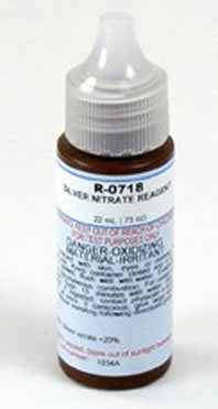 TAYLOR TECHNOLOGIES INC Reagent Silver Nitrate 3/4 OZ R-0718-A