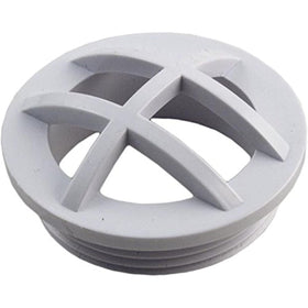 Custom Molded Products 25560-000-000 1.5" MPT White Safety Grate Insert - Getlegitdeals
