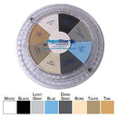 AquaStar 32in. Channel Drain Flat Grate Anti-Entrapment Suction Outlet Cover with Frame White 32CDFLFR101-3