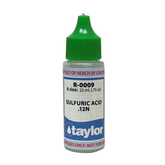 Pack of 4 - Manufacturer Taylor Technologies INC R-0009-A SULFURIC Acid .12N 3/4 OZ