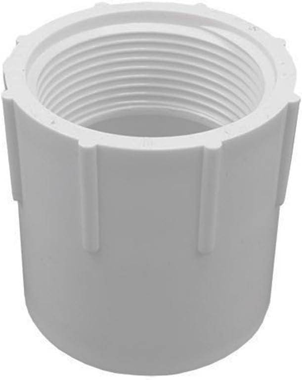 Replacement Slip x FIPT Female Adapter for Schedule 40 PVC Pipe, 1/1/4 inch, Connects Slip and Threaded Pipes 1.25 replaces 435-012 435012 - Getlegitdeals