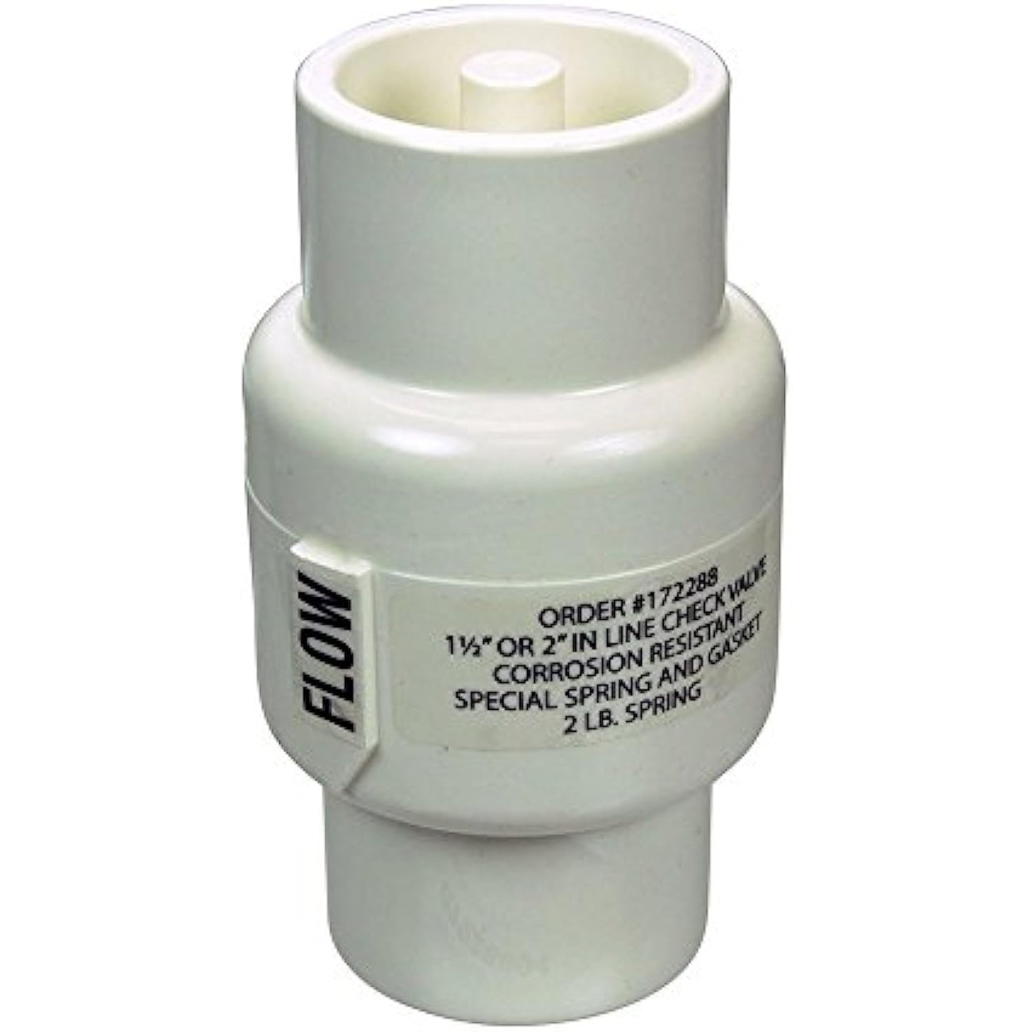 Pentair R172288 Corrosion Resistant Check Valve Replacement for Pool and Spa Automatic Feeder