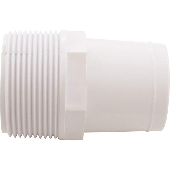 Custom Molded Products Combo Hose Adapter 1-1/2" Mip X 1-1/2" White