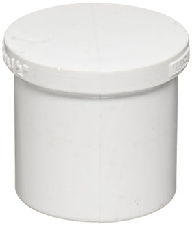 Spears 449 Series PVC Pipe Fitting, Plug, Schedule 40, 1/2" Spigot