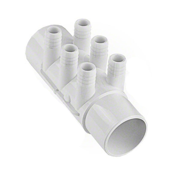 Waterway 672-7150B 2" Slip x 2" Spigot 6-Port Smart Plumb Manifold - Getlegitdeals
