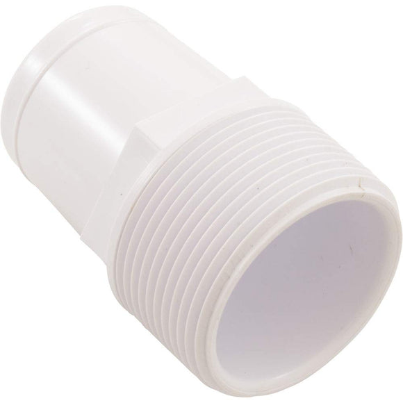 Custom Molded Products Combo Hose Adapter 1-1/2" Mip X 1-1/2" White