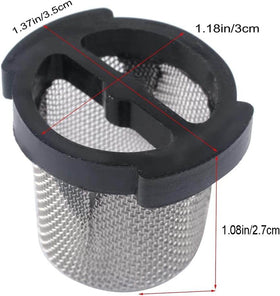 Replacement 6-504-00 Universal Wall Fitting and Quick Disconnect Filter Screen - Compatible with Zodiac Polaris 280 380 360 180 165 65 Pool Cleaners - Getlegitdeals