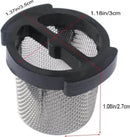 Replacement - Pack of 2 6-504-00 Universal Wall Fitting and Quick Disconnect Filter Screen - Compatible with Zodiac Polaris 280 380 360 180 165 65 Pool Cleaners - Getlegitdeals