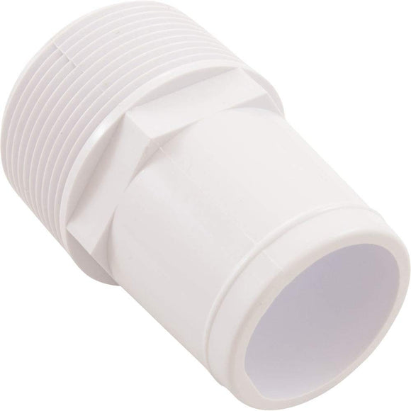 Custom Molded Products Combo Hose Adapter 1-1/2" Mip X 1-1/2" White