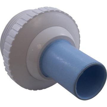 Custom Molded Products Eyeball Fitting, CMP, 1-1/2"mpt, 3-3/4"fd, 3/4"Orifice, Wht