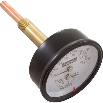 Raypak 007205F Temperature and Pressure Gauge - 0