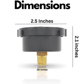 Replacement ECX2712B1 and 190059 Pressure Gauge Replacement Pentair and Hayward DE, Compatible with Hayward ProGrid DE Filter, SwimClear Filter and XStream Filters 190059 - Getlegitdeals