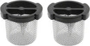 Replacement - Pack of 2 6-504-00 Universal Wall Fitting and Quick Disconnect Filter Screen - Compatible with Zodiac Polaris 280 380 360 180 165 65 Pool Cleaners - Getlegitdeals