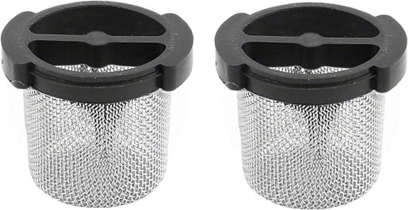 Replacement - Pack of 2 6-504-00 Universal Wall Fitting and Quick Disconnect Filter Screen - Compatible with Zodiac Polaris 280 380 360 180 165 65 Pool Cleaners - Getlegitdeals
