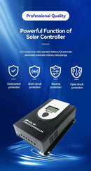 50A 12V/24V Auto MPPT Solar Charge Controller, Max Input 100V Output 12v/650W 24v/1300W,(Bluetooth) APP Phone app Monitoring WIFIconnect with Superior Cooling Fan and heatsink LiFePO4 Lithium Battery - Getlegitdeals