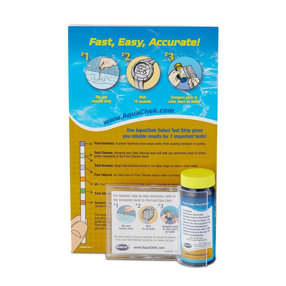 AquaChek Select 7-IN-1 Pool and Spa Test Strips Complete Kit - Getlegitdeals