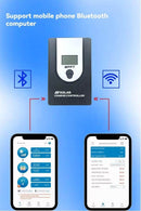 50A 12V/24V Auto MPPT Solar Charge Controller, Max Input 100V Output 12v/650W 24v/1300W,(Bluetooth) APP Phone app Monitoring WIFIconnect with Superior Cooling Fan and heatsink LiFePO4 Lithium Battery - Getlegitdeals
