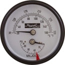 Raypak Temperature and Pressure Gauge, Heaters, 1/2", Bottom-3