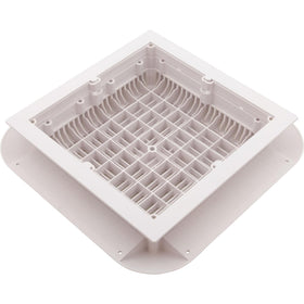 AquaStar 1216101 Square Anti-Entrapment Suction Outlet White - 0