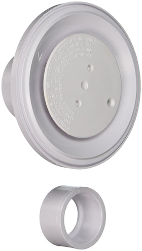 Aquastar 4DIV101 Floor Return Fitting, 4-Inch, White