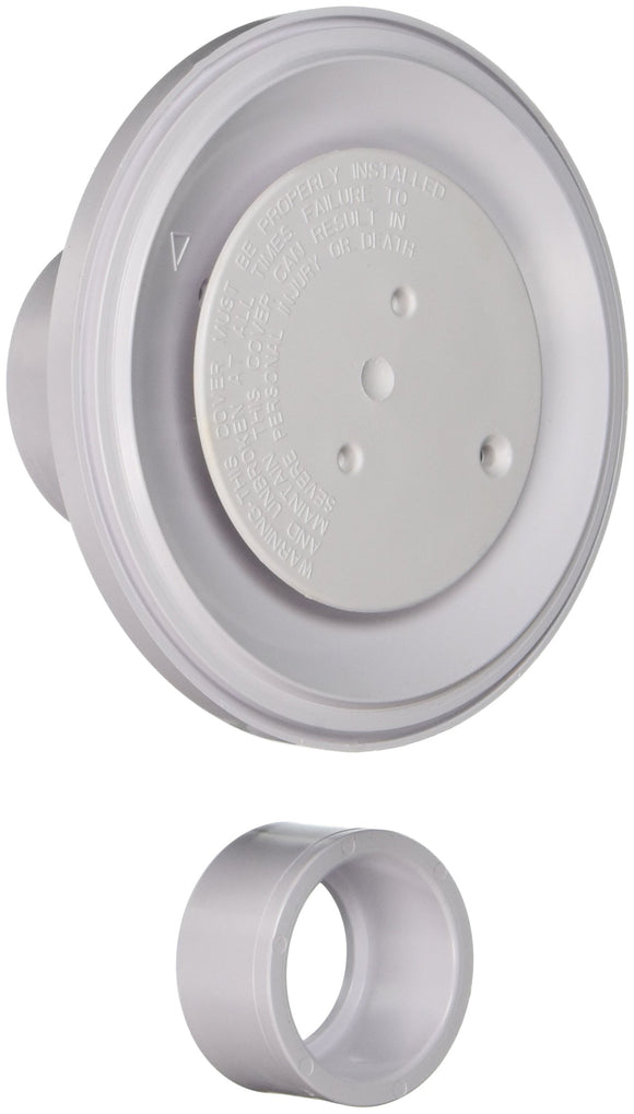 Aquastar 4DIV101 Floor Return Fitting, 4-Inch, White