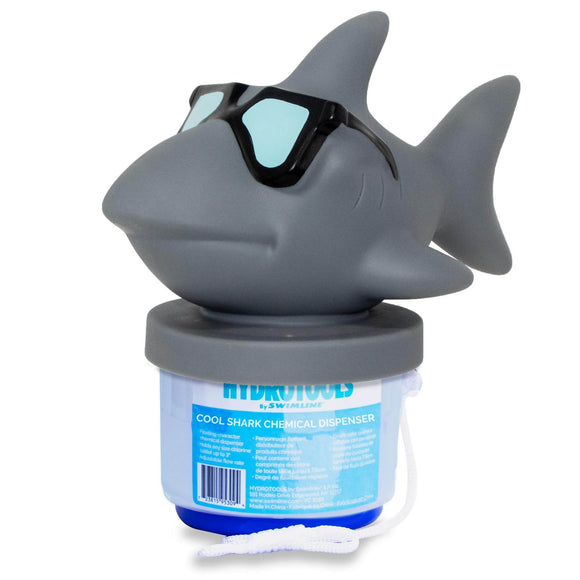 HYDROTOOLS BY SWIMLINE 87271 Shark Large Capacity Pool & Spa Chemical Dispenser | Compatible With Bromine & Chlorine Supports 1-3’’ Tablets | Adjustable For Customizable Flow Rate | Cost Effective - Getlegitdeals