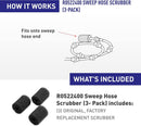 Replacement 3 Pack Sweep Hose Scrubbers fits Polaris R0522400 Sweep Hose Scrubber Replacement Compatible with Polaris Models 280, 360, 380, 3900 Sport, TR28P, TR35P, TR36P, 180 3 Pack-2