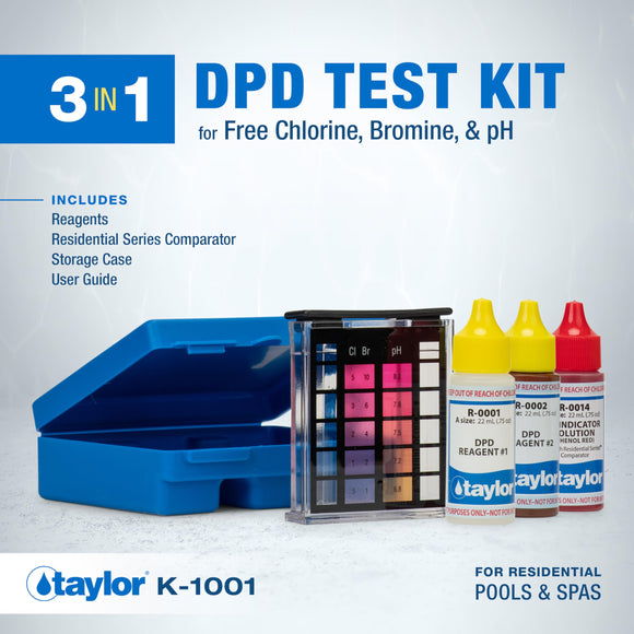 taylor K-1001 Basic Pool & Spa Test Kit (DPD)