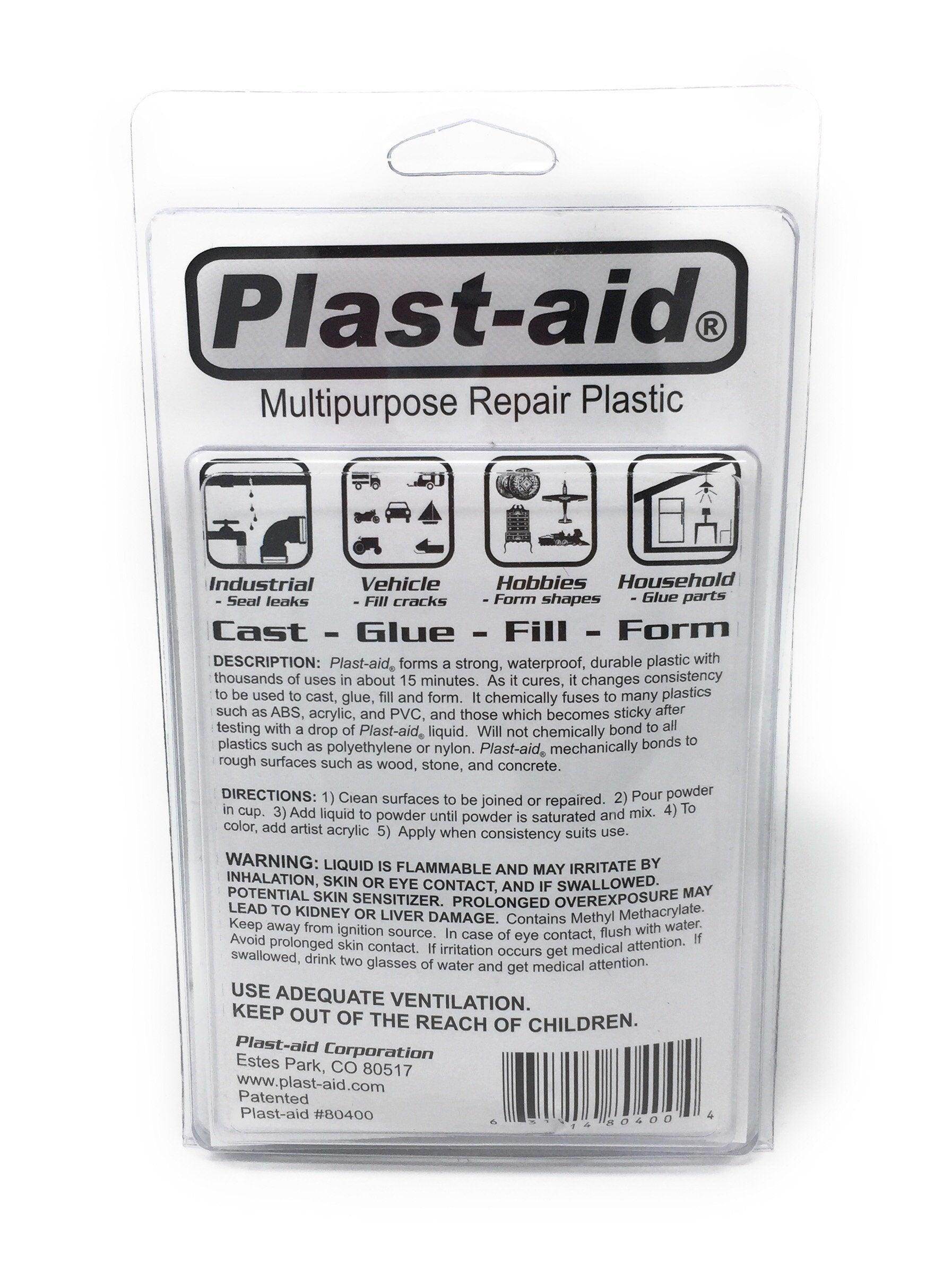 Plast-aid Multipurpose Repair Plastic - 6 oz Kit - Getlegitdeals