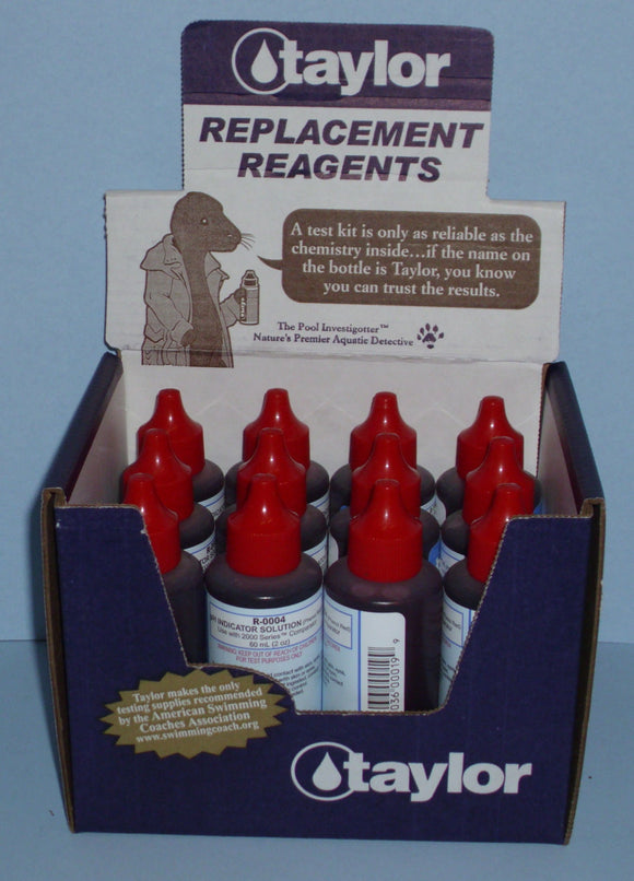 Taylor Reagent pH Indicator 2 oz R-0004-C, Box of 12