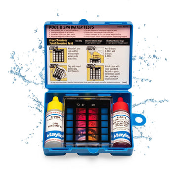 Taylor Technologies K-1001CLAM Basic Residential DPD Pool and Spa Test Kit