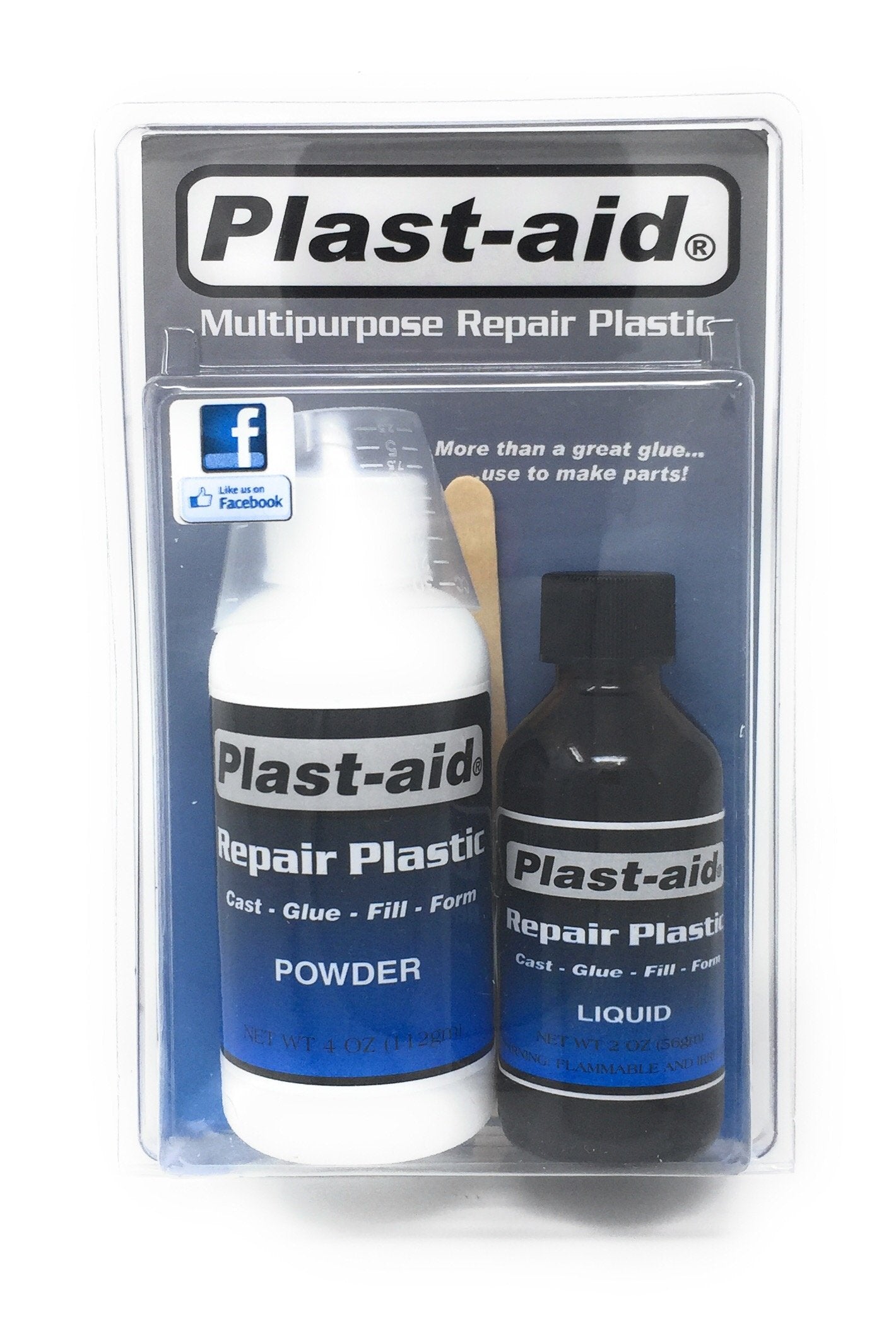 Plast-aid Multipurpose Repair Plastic - 6 oz Kit