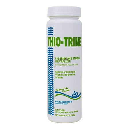 Lonza Applied Biochemists Thio-Trine Chlorine & Bromine Neutralizer for Swimming Pools  20 oz