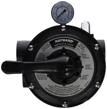 Hayward Pro Series Vari-Flo Top-Mount Control Valve, Black - 0
