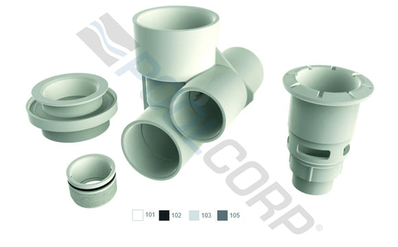 Replacement fits AquaStar ATG103 Therapeutic Spa Jet, Light Gray, Gunite Jet Body Assembly 883612084251