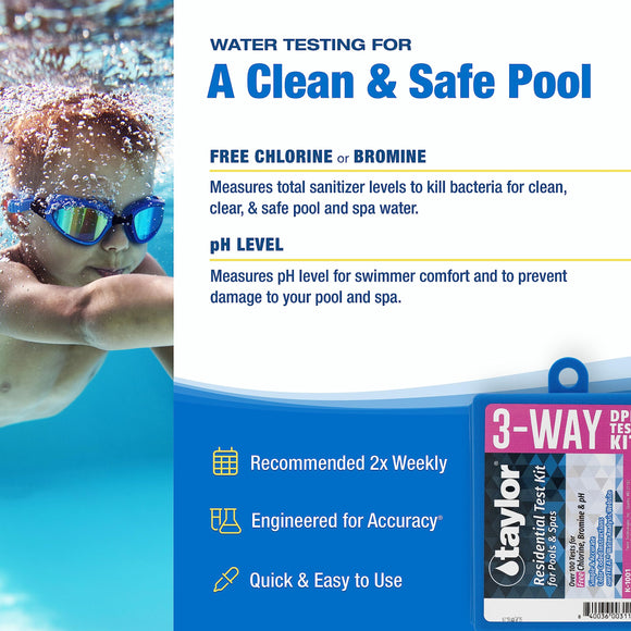 taylor K-1001 Basic Pool & Spa Test Kit (DPD)