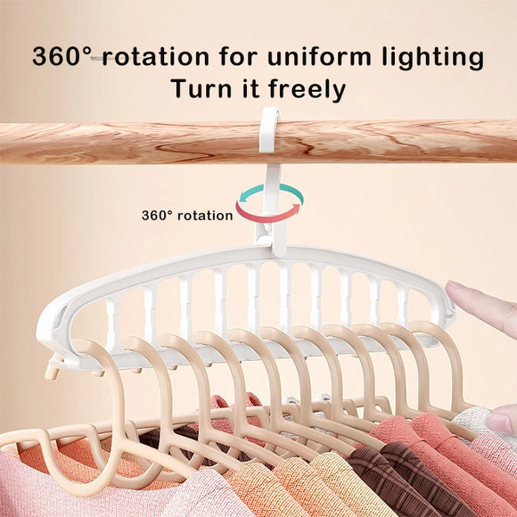 Rotating Folding Clothes Hanger