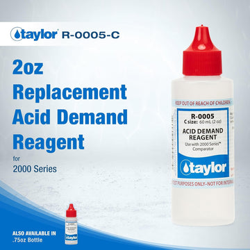 Taylor Replacement Reagents R-0005-C Acid Demand #5-2 Ounces - 0