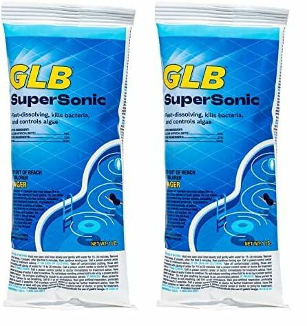 GLB 71442A Calcium Hypochlorite Pool Shock, 1-Pound (Pack of 2)