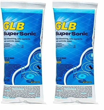 GLB 71442A Calcium Hypochlorite Pool Shock, 1-Pound (Pack of 2)