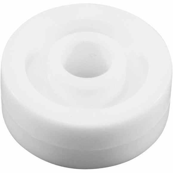 Pentair R201426 174 White Solid Molded Wheel with Hole Replacement ProVac Pool and Spa Vacuum Heads