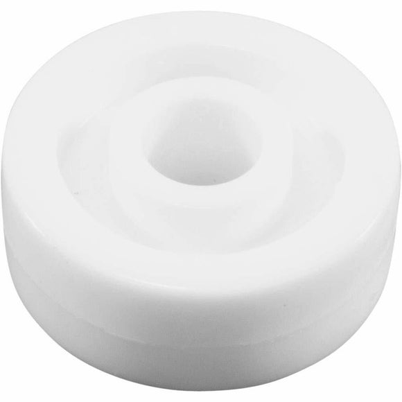Pentair R201426 174 White Solid Molded Wheel with Hole Replacement ProVac Pool and Spa Vacuum Heads