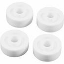Pentair R201426 174 White Solid Molded Wheel with Hole Replacement ProVac Pool and Spa Vacuum Heads-1