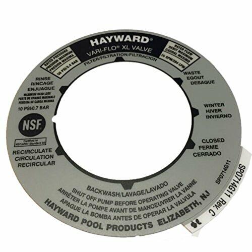 Hayward Multiport Valve Position Label SPX0714G