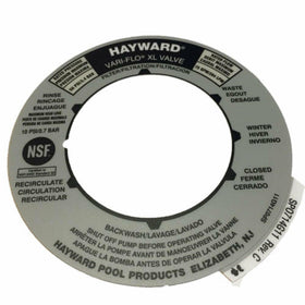 Hayward Multiport Valve Position Label SPX0714G