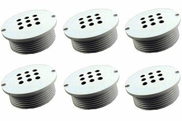CMP Pack of 6 25503-001-000 Pool Bubbler 1-1/2-Inch Grey