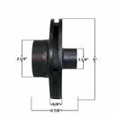 Jandy 2HP Impeller with Screw, Backplate O-Ring for Pro Series SHPF/SHPM Pumps-2